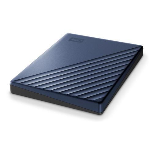Western Digital My Passport Ultra - Disque dur portable externe 2TB, USB-C, USB 3.0, Compatible Windows, Protection par mot de passe - Noir/bleu Western Digital My Passport Ultra - Disque dur portable externe 2TB, USB-C, USB 3.0, Compatible Windows, Protection par mot de passe - Noir/bleu