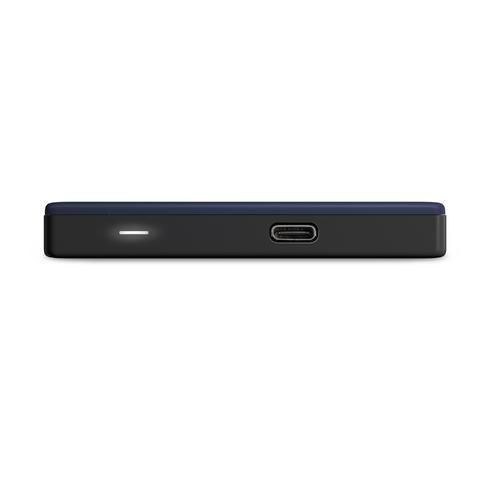 Western Digital My Passport Ultra - Disque dur portable externe 2TB, USB-C, USB 3.0, Compatible Windows, Protection par mot de passe - Noir/bleu Western Digital My Passport Ultra - Disque dur portable externe 2TB, USB-C, USB 3.0, Compatible Windows, Protection par mot de passe - Noir/bleu