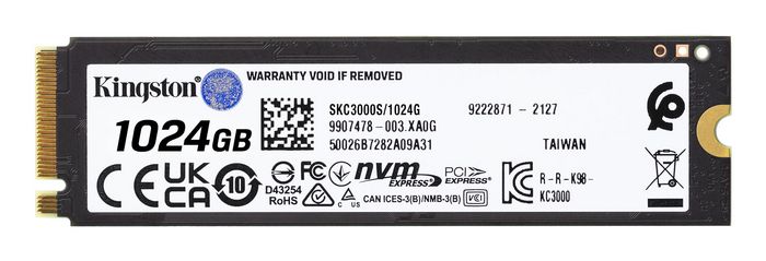 Kingston KC3000 SSD Interne 1 To M.2 NVMe PCIe 4.0 Kingston KC3000 SSD Interne 1 To M.2 NVMe PCIe 4.0