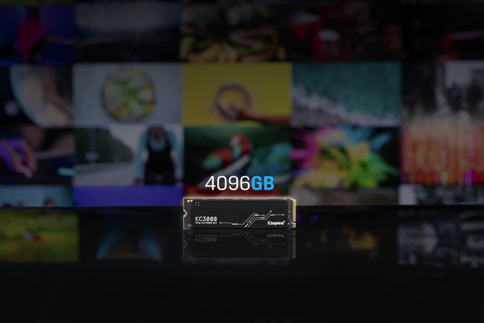 Kingston KC3000 4096GB NVMe M.2 SSD PCIe 4.0