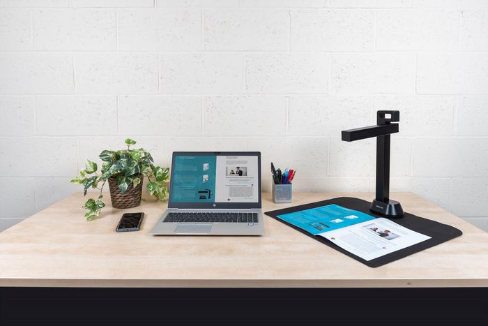 I.R.I.S. IRIScan Desk 6 Pro - Scanner de documents professionnel et polyvalent A3 avec intelligence artificielle (AI) et fonction vidéo