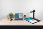 I.R.I.S. IRIScan Desk 6 Pro - Scanner de documents professionnel et polyvalent A3 avec intelligence artificielle (AI) et fonction vidéo