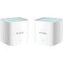 D-Link EAGLE PRO AI M15 M15-2 Système Wi-Fi 6 Mesh AX1500 (Pack de 2) - Blanc