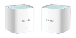 D-Link Système Wi-Fi 6 Mesh M15 (Pack de 2) - Routeur Dual Band AX1500, Couverture jusqu'à 370 m², IA, WPA3, MU-MIMO, OFDMA, Contrôle Parental, Port Gigabit LAN