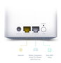D-Link Système Wi-Fi 6 Mesh M15 (Pack de 2) - Routeur Dual Band AX1500, Couverture jusqu'à 370 m², IA, WPA3, MU-MIMO, OFDMA, Contrôle Parental, Port Gigabit LAN