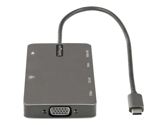 StarTech.com DKT30CHVSDPD Station d'accueil multiports USB-C avec HDMI, VGA, Ethernet Gigabit, Power Delivery 100W StarTech.com DKT30CHVSDPD Station d'accueil multiports USB-C avec HDMI, VGA, Ethernet Gigabit, Power Delivery 100W