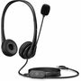 Casques avec Microphone HP Wired USB Headset Noir