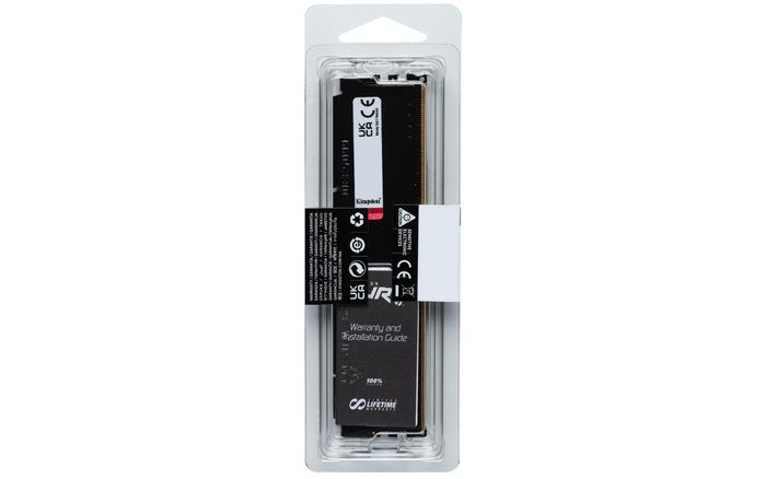 Kingston FURY Beast DDR5 - Mémoire RAM 16 Go (1 x 16 Go) 5600 MHz CL40 DIMM - Pour gaming, avec technologie ECC sur puce, Intel XMP 3.0 et AMD EXPO