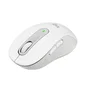 Logitech Signature M650 Souris Sans Fil Ergonomique pour Droitier avec SmartWheel, Défilement Intelligent - Blanc
