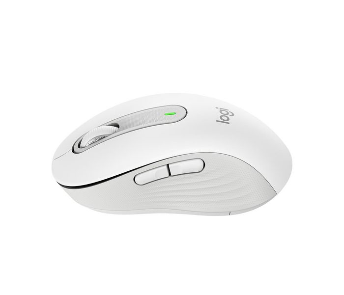 Logitech Signature M650 L - Souris sans fil Logi Bolt / Bluetooth, Silencieuse, 5 boutons, SmartWheel, 24 mois pile AA, pour mains grandes, blanc cassé