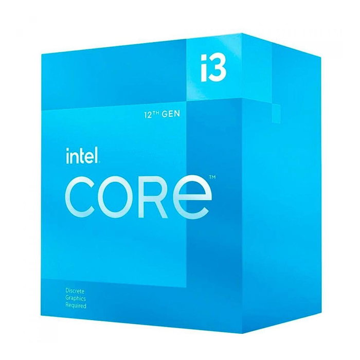 Intel Core i3-12100F - Processeur 12ème Génération, 4 Cœurs, 4.30 GHz Turbo, 12 Mo Cache, LGA1700, Sans graphique intégré