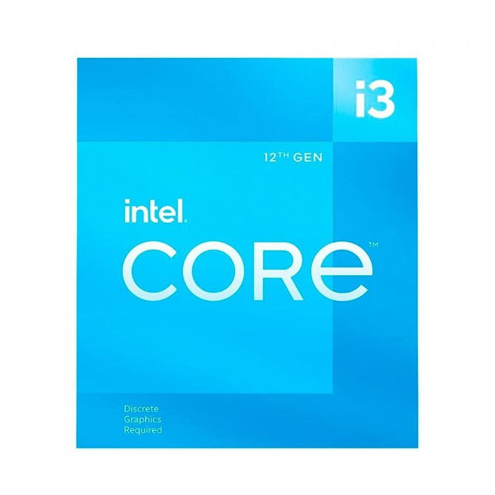 Intel Core i3-12100F - Processeur 12ème Génération, 4 Cœurs, 4.30 GHz Turbo, 12 Mo Cache, LGA1700, Sans graphique intégré