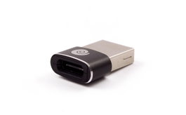 Coolbox Adaptateur USB-C Femelle vers USB-A Mâle Métal Ultraportable