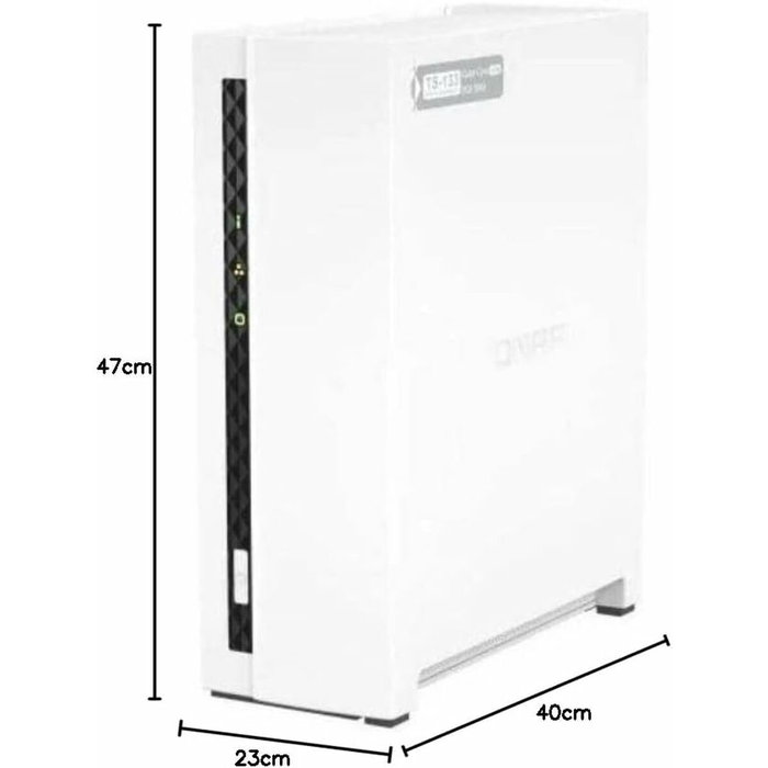 Qnap TS-133 Serveur NAS 1 Baie 2 Go RAM