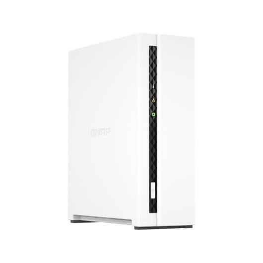 QNAP TS-133 Serveur NAS 1 baie 2.5/3.5 pouces SATA III Processeur ARM Cortex-A55 4 cœurs 1.8 GHz 2 Go RAM Ethernet Gigabit Blanc QNAP TS-133 Serveur NAS 1 baie 2.5/3.5 pouces SATA III Processeur ARM Cortex-A55 4 cœurs 1.8 GHz 2 Go RAM Ethernet Gigabit Blanc