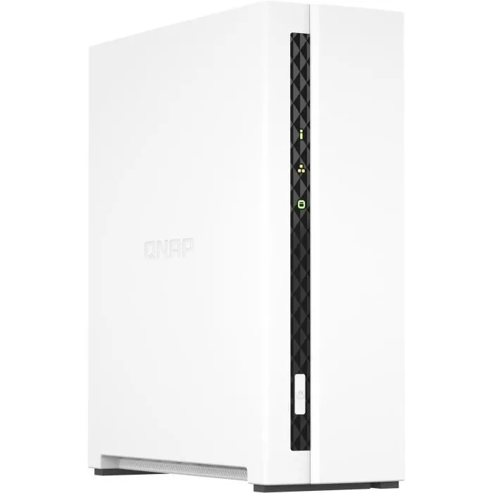 QNAP TS-133 - Serveur NAS personnel 1 baie avec 2 Go de RAM, stockage réseau pour la maison, accès à distance sécurisé et protection snapshot