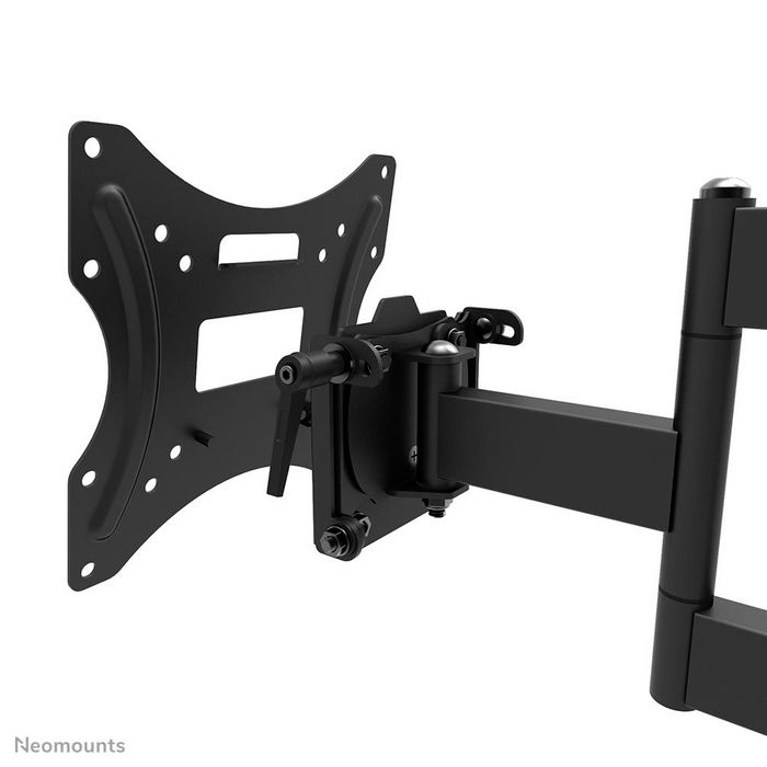 Neomounts WL40-550BL12 Support Mural TV Orientable pour Écran 32 à 55 Pouces, Compatible VESA 100x100 à 200x200 mm, Inclinaison et Pivot, Gestion des Câbles, Noir