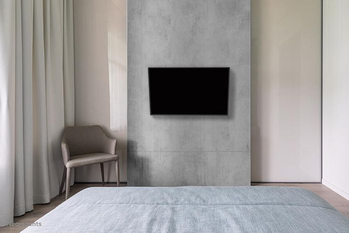 Neomounts WL40-550BL12 Support Mural TV Orientable pour Écran 32 à 55 Pouces, Compatible VESA 100x100 à 200x200 mm, Inclinaison et Pivot, Gestion des Câbles, Noir