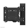 Neomounts WL40-550BL12 Support Mural TV Orientable pour Écran 32 à 55 Pouces, Compatible VESA 100x100 à 200x200 mm, Inclinaison et Pivot, Gestion des Câbles, Noir