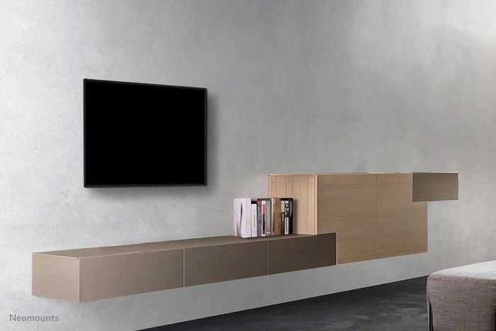 Neomounts WL30S-850BL12 Support mural fixe pour télévision/écran plat 24 à 65 pouces, VESA 200x200, charge 40 kg, système magnétique pull & release - Noir