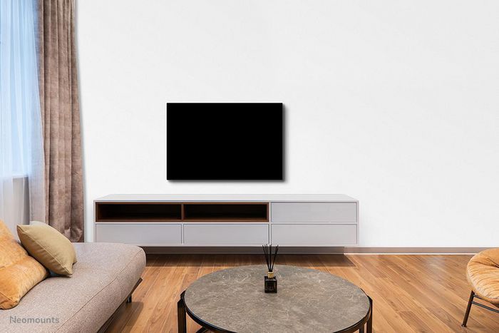 Neomounts WL30S-850BL12 Support mural fixe pour télévision/écran plat 24 à 65 pouces, VESA 200x200, charge 40 kg, système magnétique pull & release - Noir