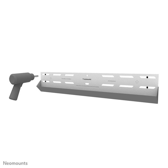 Neomounts WL30S-850BL16 Support mural fixe pour écran plat TV 42 à 86 pouces, VESA 100x100 à 600x400 mm, capacité 60 kg, réglage hauteur, noir