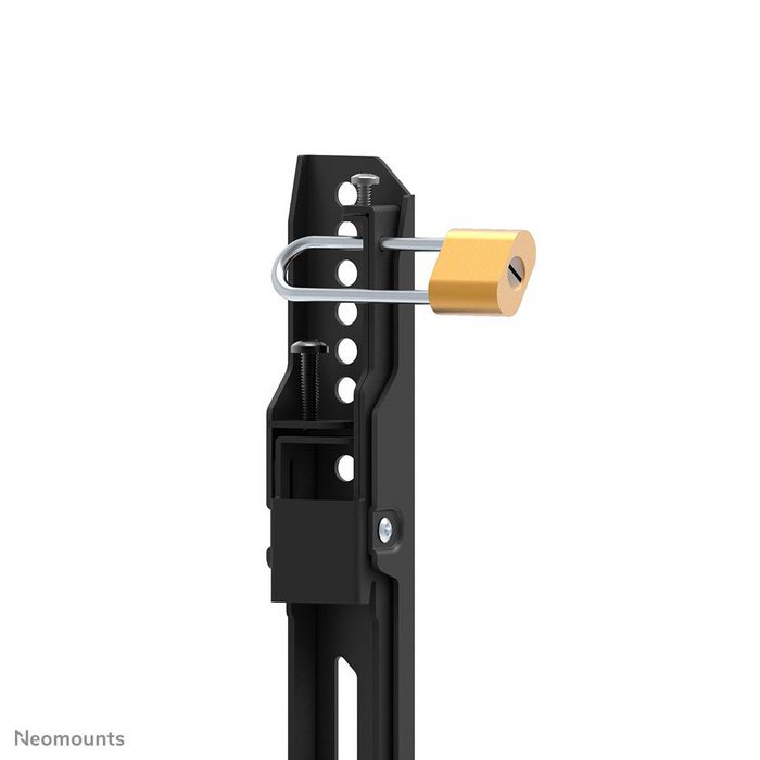 Neomounts WL30S-850BL16 Support mural fixe pour écran plat TV 42 à 86 pouces, VESA 100x100 à 600x400 mm, capacité 60 kg, réglage hauteur, noir