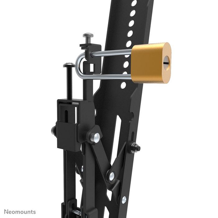 Neomounts WL35S-850BL14 Support mural inclinable pour écrans 32-75 pouces, VESA 100x100 à 400x400, capacité 50 kg, acier noir
