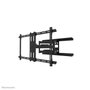Neomounts WL40S-850BL18 Support mural orientable pour écran télévision 43-86 pouces (109-218 cm), 60 kg max, VESA 200x100 à 800x400 mm, inclinaison et pivotement, noir