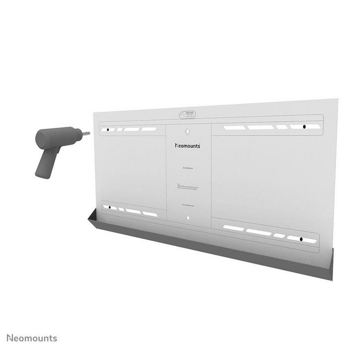 Neomounts WL40S-850BL18 Support mural orientable pour écran télévision 43-86 pouces (109-218 cm), 60 kg max, VESA 200x100 à 800x400 mm, inclinaison et pivotement, noir
