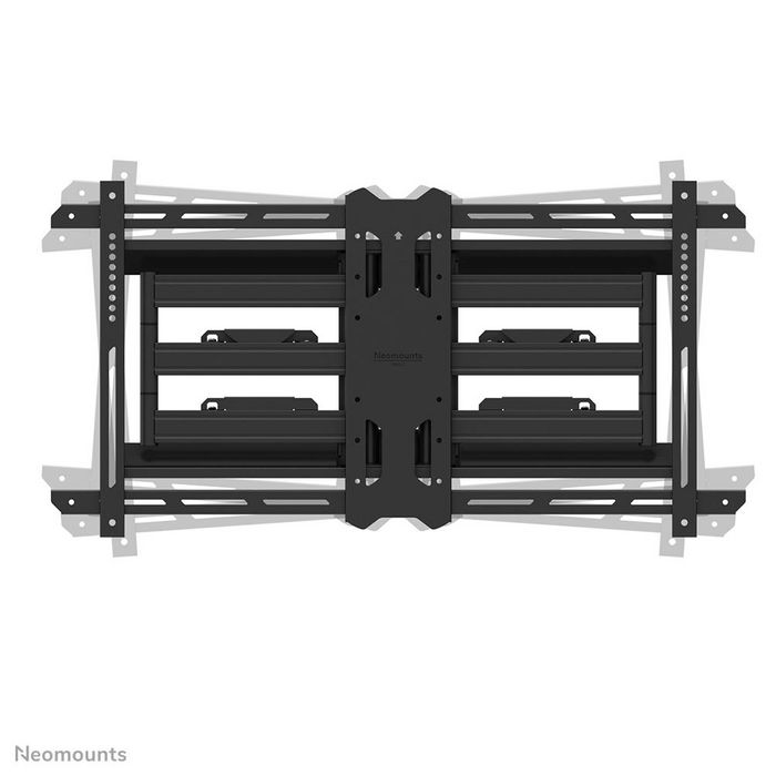 Neomounts WL40S-850BL18 Support mural orientable pour écran télévision 43-86 pouces (109-218 cm), 60 kg max, VESA 200x100 à 800x400 mm, inclinaison et pivotement, noir