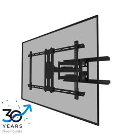 Neomounts WL40S-850BL18 Support mural orientable pour écran télévision 43-86 pouces (109-218 cm), 60 kg max, VESA 200x100 à 800x400 mm, inclinaison et pivotement, noir