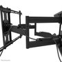 Neomounts WL40S-850BL18 Support mural orientable pour écran télévision 43-86 pouces (109-218 cm), 60 kg max, VESA 200x100 à 800x400 mm, inclinaison et pivotement, noir
