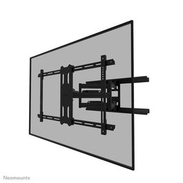 Neomounts WL40S-850BL18 Support mural orientable pour écran télévision 43-86 pouces (109-218 cm), 60 kg max, VESA 200x100 à 800x400 mm, inclinaison et pivotement, noir