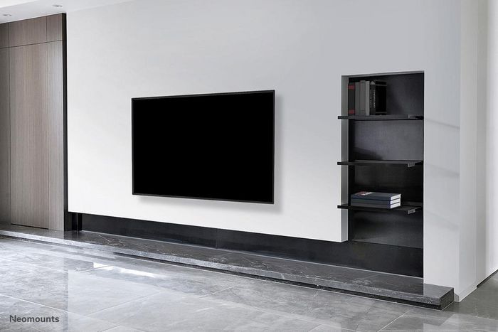 Neomounts WL30-550BL14 Support mural fixe ultra-plat pour télévisions et écrans plats de 32 à 75 pouces (max 50 kg, VESA 100x100 à 400x400) - Noir