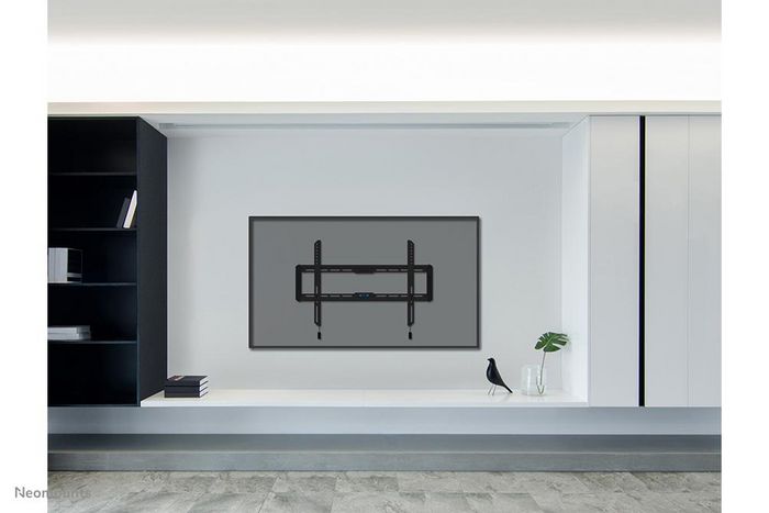 Neomounts Support Mural Fixe WL30-550BL16 LEVEL pour Téléviseurs et Écrans 42 à 86 Pouces - Compatible VESA 100x100 à 600x400 - Charge Max 60 kg - Noir