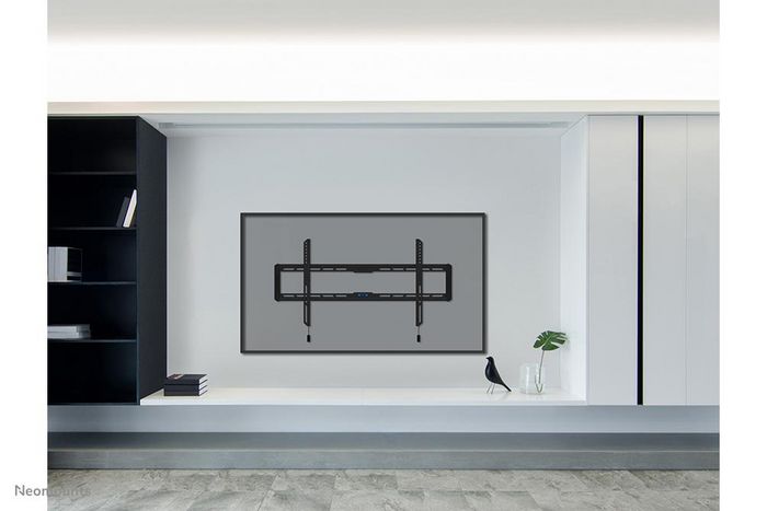 Neomounts WL30-550BL18 Support Mural Fixe pour Téléviseurs/Écrans 43 à 86 Pouces, 60 kg Max, VESA 100x100 à 800x400, Système Magnétique Pull & Release - Noir