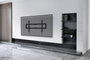 Neomounts WL30-550BL18 Support Mural Fixe pour Téléviseurs/Écrans 43 à 86 Pouces, 60 kg Max, VESA 100x100 à 800x400, Système Magnétique Pull & Release - Noir