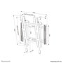 Neomounts WL35-550BL12 Support Mural inclinable pour Téléviseur Écran Plat 24 à 65 Pouces, 40 kg, VESA 75x75 à 200x200 mm, Noir