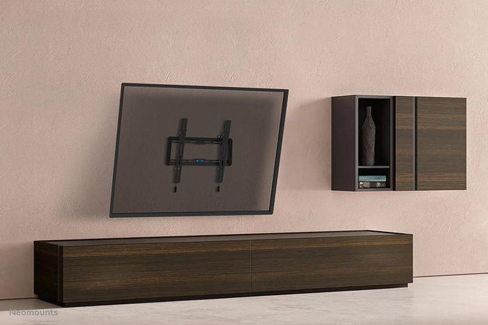 Neomounts WL35-550BL14 Support mural inclinable (12°) pour écrans TV plats 32 à 75 pouces, VESA 100x100 à 400x400 mm, capacité 50 kg, noir