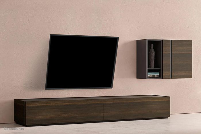 Neomounts WL35-550BL14 Support mural inclinable (12°) pour écrans TV plats 32 à 75 pouces, VESA 100x100 à 400x400 mm, capacité 50 kg, noir