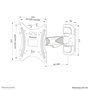 Neomounts WL40-540BL12 Support Mural Orientable pour Ecrans TV 32 à 55 Pouces, Pivot ±30°, Inclinaison 14°, Charge Max 35 kg, VESA 100x100 à 200x200 mm, Noir