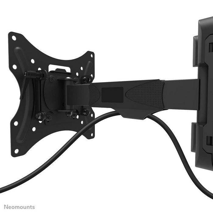 Neomounts WL40-540BL12 Support Mural Orientable pour Ecrans TV 32 à 55 Pouces, Pivot ±30°, Inclinaison 14°, Charge Max 35 kg, VESA 100x100 à 200x200 mm, Noir