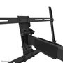 Neomounts Support Mural Orientable LEVEL-550 pour Téléviseurs 40 à 65 pouces - Noir, Inclinaison, Pivot, Gestion Câbles, VESA 200x100 à 600x400 mm, Charge 40 kg