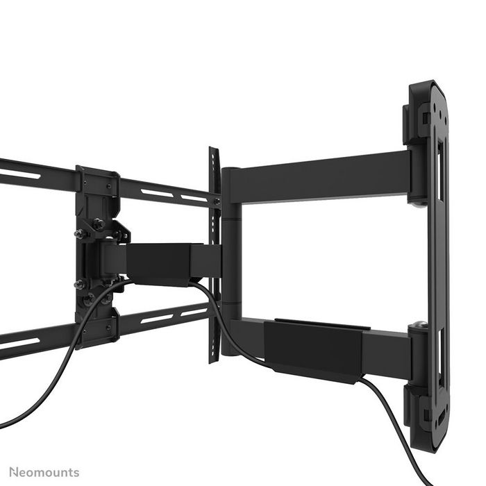 Neomounts Support Mural Orientable LEVEL-550 pour Téléviseurs 40 à 65 pouces - Noir, Inclinaison, Pivot, Gestion Câbles, VESA 200x100 à 600x400 mm, Charge 40 kg
