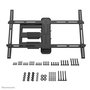 Neomounts Support Mural Orientable LEVEL-550 pour Téléviseurs 40 à 65 pouces - Noir, Inclinaison, Pivot, Gestion Câbles, VESA 200x100 à 600x400 mm, Charge 40 kg