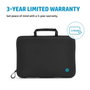 HP Mallette de transport fine et robuste pour ordinateur portable éducatif 11,6 pouces - Protection contre les chocs et rayures