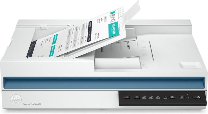 HP ScanJet Pro 3600 f1 - Scanner à plat avec technologie HP EveryPage, ADF 60 pages, numérisation recto verso rapide, pour une productivité optimale