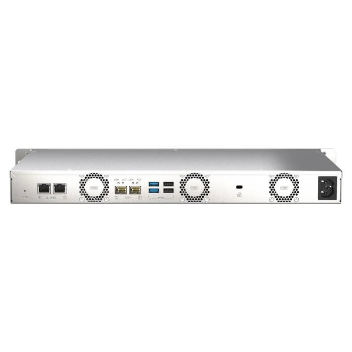 Qnap TS-435XEU-4G Serveur NAS 4 baies 2x10GbE 2x2.5GbE 1U Qnap TS-435XEU-4G Serveur NAS 4 baies 2x10GbE 2x2.5GbE 1U