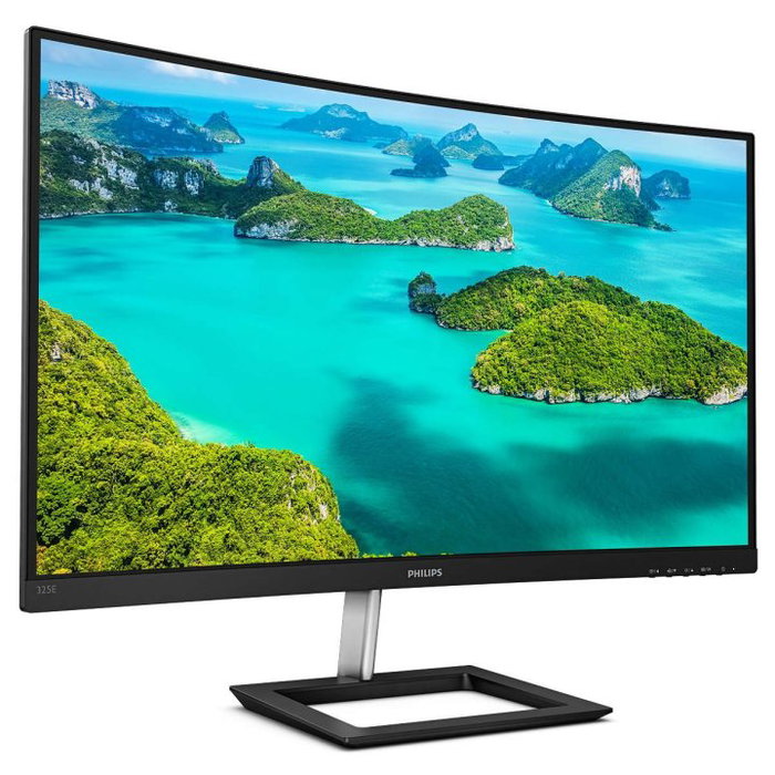 Philips 325E1C/00 Moniteur LED incurvé 31.5" QHD 2560x1440 VA 75Hz AMD FreeSync HDMI DisplayPort VGA Philips 325E1C/00 Moniteur LED incurvé 31.5" QHD 2560x1440 VA 75Hz AMD FreeSync HDMI DisplayPort VGA